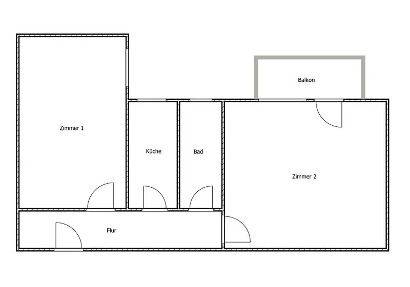 Interessante 2-Zimmer-Wohnung — photo 1